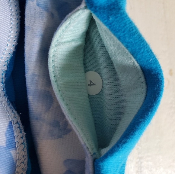 LULULEMON Cropped Blue Leggings Size 4 - Picture 3 of 3